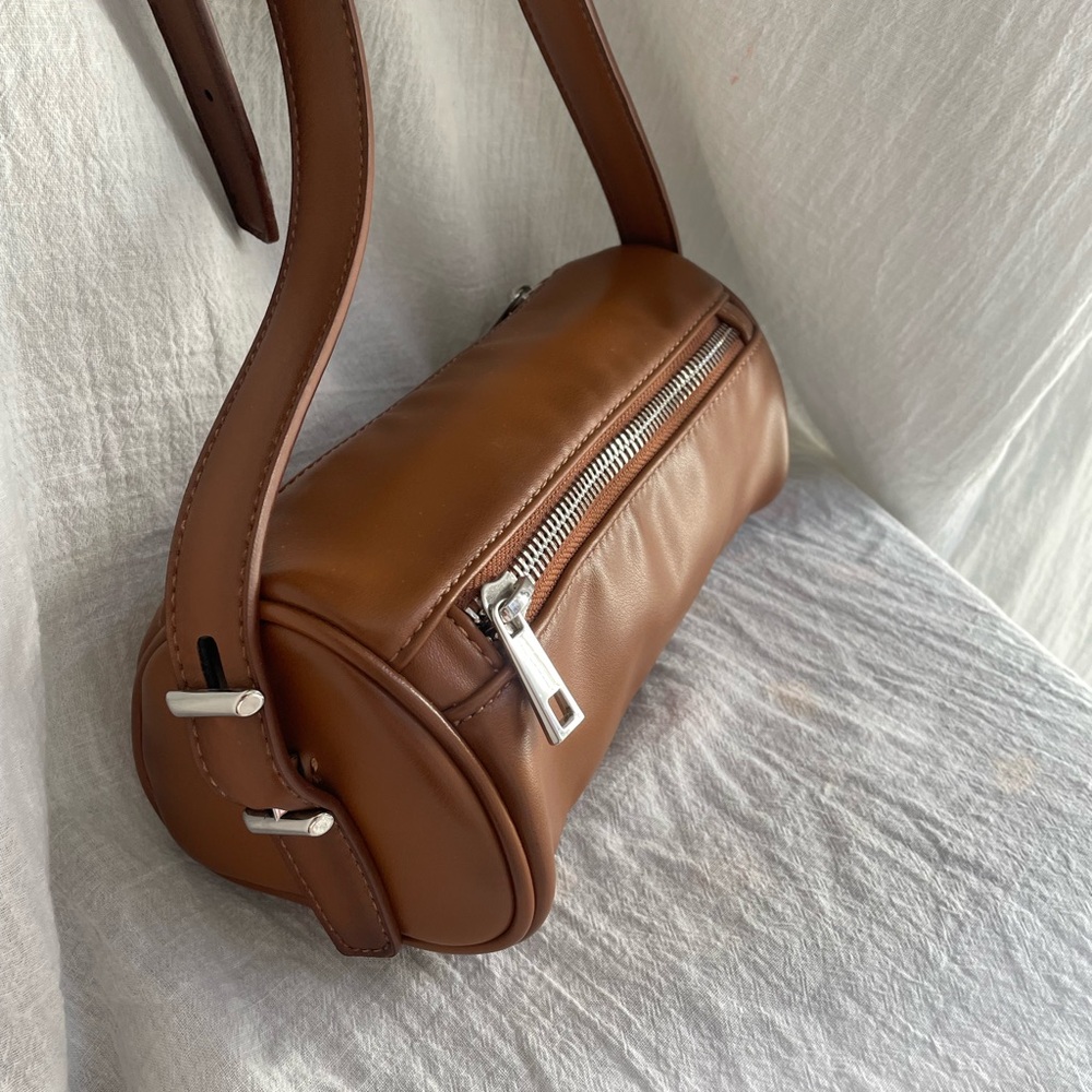 Zara Brown Crossbody Bag